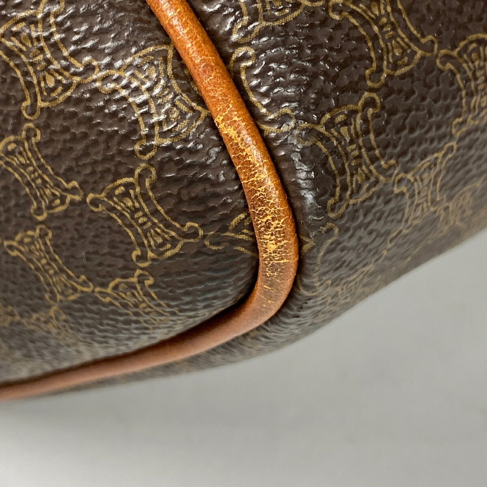 Celine Macadam Pattern Mini Canvas Handbag Brown - image 3